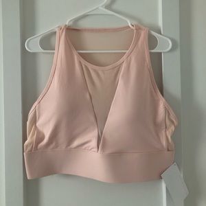 V neck mesh sports bra - Fabletics plus size